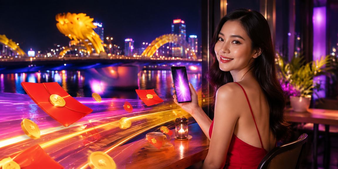 Người dùng Đà Nẵng nhận phong bì đỏ thưởng và trải nghiệm cá cược casino trực tuyến bên ly cà phê