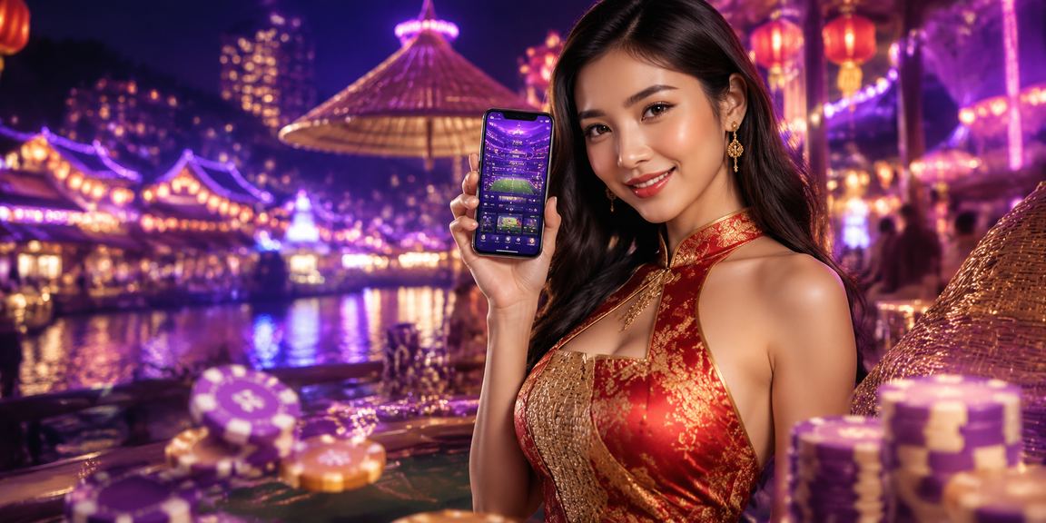 Người dùng đặt cược eSports trên điện thoại tại Nha Trang với nón lá truyền thống